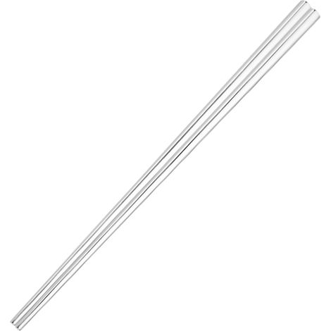 1 Paire Baguettes Acier Inoxydable 304 Carrées Antidérapantes Légères Lavables Vaisselle Cuisine Asiatique (1/5)