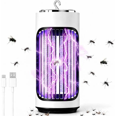 Lampe anti - moustique, lampe UV pour moustiques d'intérieur, mouche anti - électrique, mouche anti - moustique LED, mouche électrique USB, non toxique, efficace et sûr (1/5)