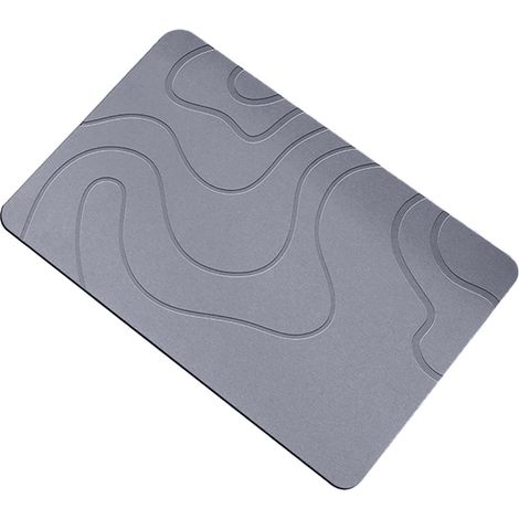 Alfombrilla de baño grande, muy absorbente y de secado rápido. (1/4)