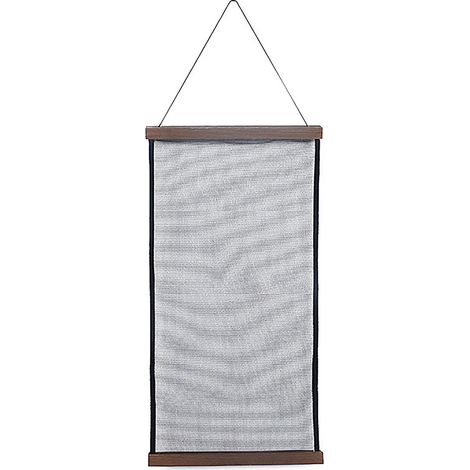 Porte Bijoux en Xylon Gris - Support Murale Organiseur pour Boucles d'Oreilles, Colliers et Bracelets avec Grille Diamant - Installation Rapide Sans Outils (1/5)