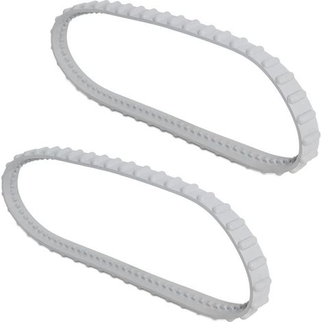 CCYKXARCX23002 Courroies D'entraînement Exactes en Caoutchouc Compatible avec Hayward Aquavac Tiger Shark Plus QC SharkVac Nettoyeur de Piscine (2PCS)