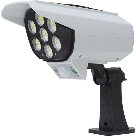 Solarbetriebene Sicherheitskamera-Lampe mit hoher Sicherheit (IP64 wasserdicht), empfindlichem Solarsensor und Fernbedienung (1/5)