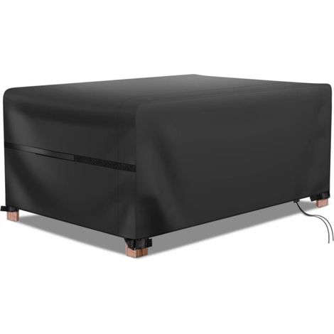 Garden Furniture Cover, Waterproof, Breathable, Windproof, UV-Resistant Garden Furniture Protective Cover, 420D Oxford Fabric Outdoor Garden Table Cover (180x120x74cm) (1/5)