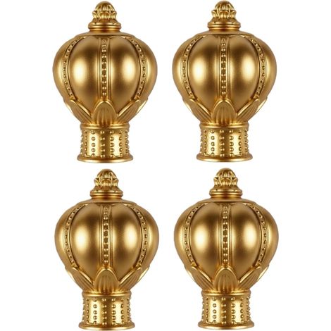 Embouts De Tringle à Rideau Embout de tige romaine en plastique, 28mm, 32 mm, accessoires de décoration, doré, 28mm (1/5)