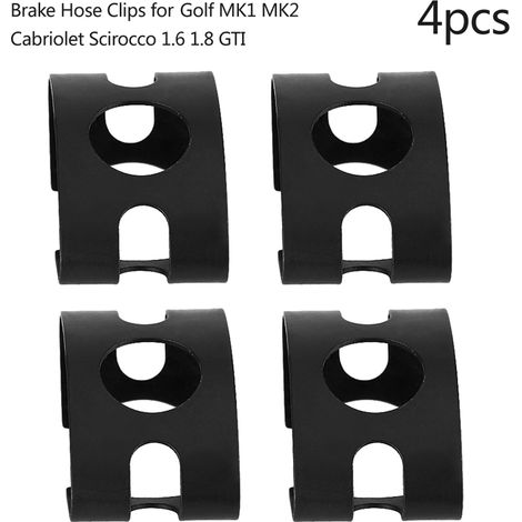 4 colliers de serrage pour flexibles de frein 4D0611715B pour Golf MK1, MK2 Cabriolet, Scirocco 1.6, 1.8 GTI (1/5)