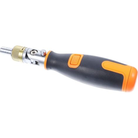 Tournevis à Cliquet Portatif En Acier Chromé-vanadium Réglable Ergonomique Pour Électricien Et Usage Ménager Outil De Réparation Manuel Ensemble Compact (1/5)