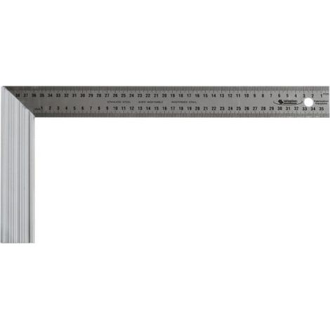 SOFOP TALIAPLAST - Équerre droite et d'onglet lame inox talon aluminium 400mm