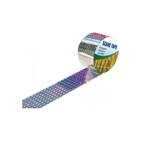 QORVA-Ruban Repulsif pour Oiseaux, 80m x 2,8cm Bande Répulsive Anti Oiseaux Bande, Oiseaux Anti Oiseaux Bande, Anti Pigeon Protection du Jardin et Lutte Contre Les Nuisibles (1/5)
