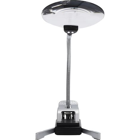 Loupe de Bureau 5X/10X avec Lampe LED, Loupe Pliable pour Lecture, Travaux de Précision, Fabrication de Bijoux (1/5)