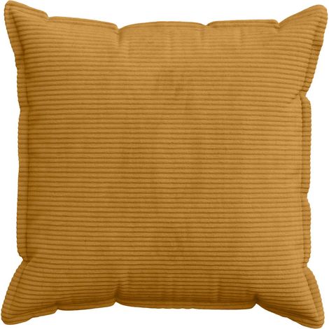 vidaXL Funda de almohada 6 uds. HOUTEN Amarillo 80 x 80 cm pana (1/2)