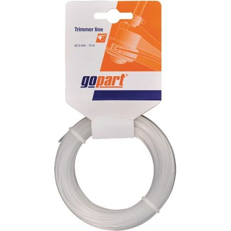 Hilo de corte di谩metro 1.3mm 15m secci贸n redonda blanco gopart GOPART NL1315RGP
