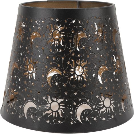Ombre métal abat-jour E27 E26 pince sur Table évider abat-jour en fer pour lampadaire
