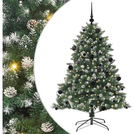 Sapin de Noël,Arbre de Noël artificiel avec 150 LED Vert 105 x 105 x 150 cm CFW59559 (1/5)