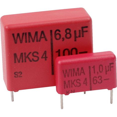 Wima 1 pc(s) Condensateur à film MKT sortie radiale 100 V/DC, 63 V/AC 10 % (L x l x H) 31.5 x 13.0 x 24.0 mm