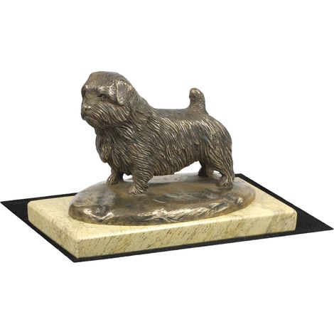 Norfolk Terrier - estatuilla de perro, figura de silueta de perro, trofeo para una exposición canina de Art-Dog (1/5)