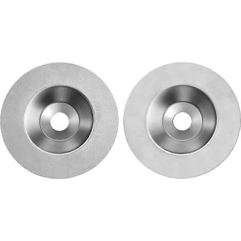 Diamantschleifscheiben für Messerschärfer, Körnung 600 und 1000 – 10,00 x 10,00 x 1,60 cm – Silber (1/4)