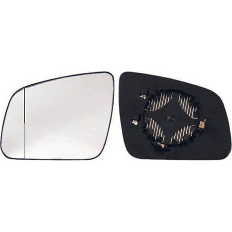 Verre de rétroviseur gauche chauffant Mercedes Classe C W204 phase 1 2007-2011