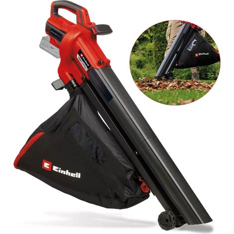 Einhell 18V PXC VENTURRO 18/210 Cordless Brushless VSpeed Blower Vacuum Leaf Bag