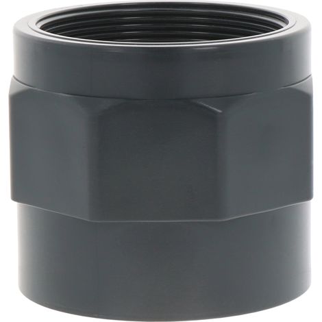 Manguito pegado, rosca de 75 mm, 2 1/2", 94x44x31 mm, PN 10 para línea de goteo. (1/2)