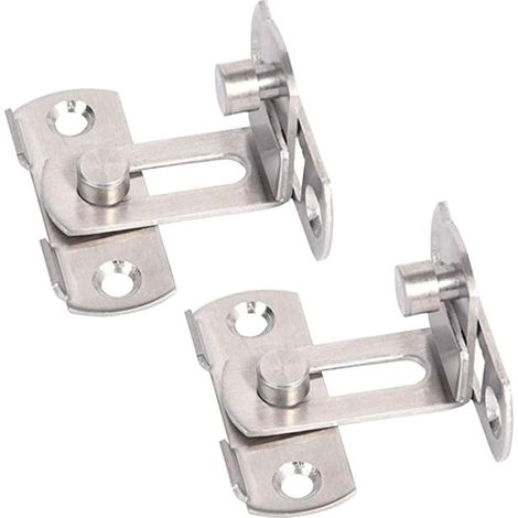 2 Pieces Steel Closure Durable Sliding Windows Pieces Secure Angle (1/5)