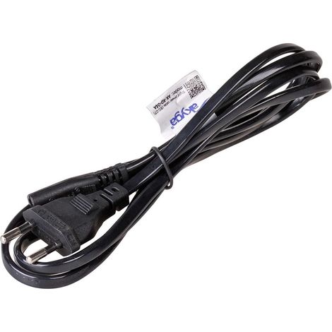 Cavo di alimentazione per notebook Akyga AK-RD-04A, connettore IEC C7 a 2 pin, lunghezza 0,5 m, spina europea. (1/3)