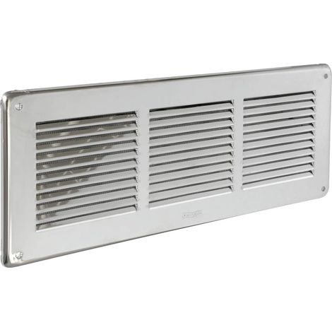 La Ventilazione GIN30R-Y Griglia, Inox 430, 340x140 mm (1/4)