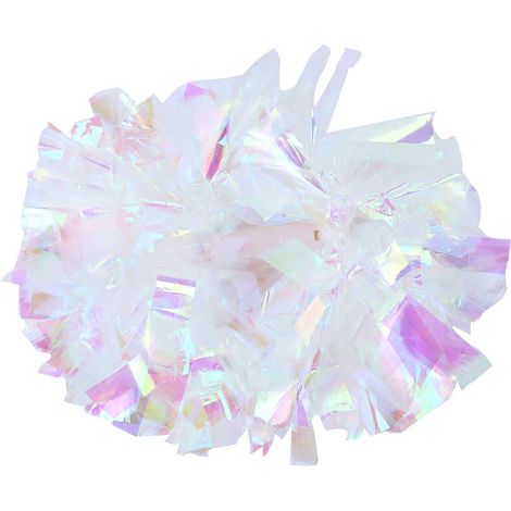 Pompons de cheerleading pour danse, fête, école, compétition sportive - 7 couleurs (Lot de 4) (1/5)