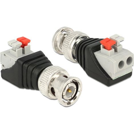Delock série Adaptateur [1x BNC - 1x prise femelle] noir, argent