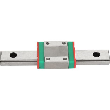 Miniatur-Linearführungsschiene LML12B, schwarz, 100 mm langer Gleitblock (1/5)