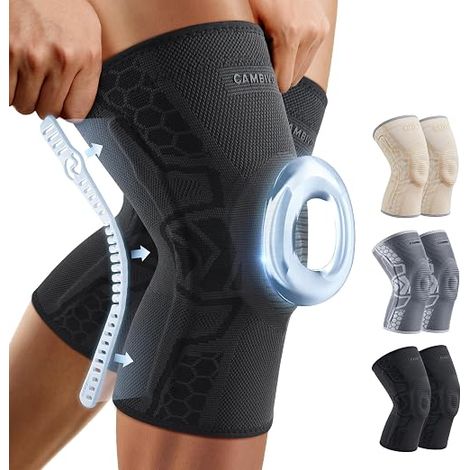 Knee Brace with Side Stabilizers and Gel Pad (1/5)