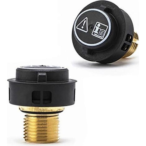 2 bouchons de réservoir de nettoyeur vapeur de rechange pour aspirateur Karcher SC4 SC5, soupape de sécurité, couvercle de chaudière, pièces 4.580-760.0 (1/5)