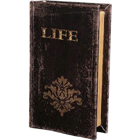 Aufbewahrungsbox im europäischen Stil, Modell für Bücher, Ornamente, Schmuckkästchen, Schrank, Tisch, Büro, Veranda oder Zuhause (1/5)
