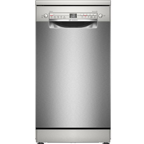 Bosch Serie 2, Freistehender Geschirrspüler, 45 cm, Gebürsteter Stahl mit Anti-Fingerprint, SPS2HKI42E (1/5)