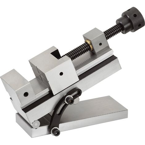Prazisions-Kippschraubstock aus Stahl 88 mm Fervi m061