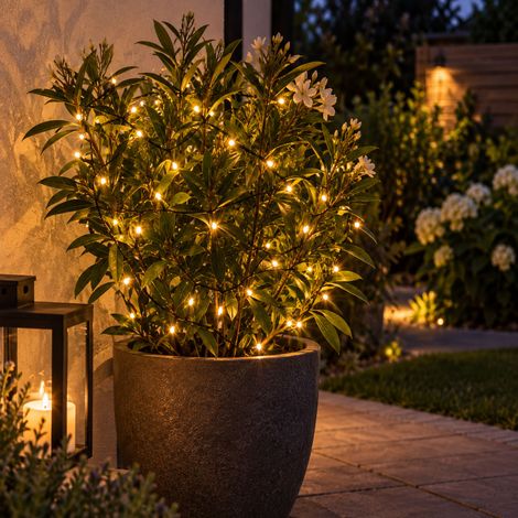 48er LED Outdoor Lichterkette mit Timer-MLK148WTC (1/5)