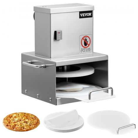 Presse à pâtes électrique - plaque 15 cm presse à pizza en acier (1/5)