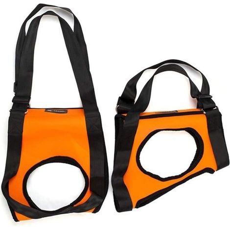 Dog Carrier Strap Special Protective Strap for Senior Dogs Walking Aid Highly Elastic Hind Leg Joints Orange, Hind-Leg-S (1/5)