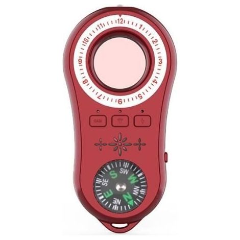 Détecteur De Caméra Cachée Anti Espion Rouge Détecteur de Signal RF Détecteur de Signal Viseur Mini Caméra Anti-espion (1/4)