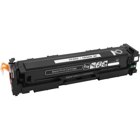 Cartouche Toner CRG045 BK Noir Compatible Canon 045H MF634cdw, Remplacement Haute Qualité pour Imprimante Canon Color ImageCLASS MF634Cdw MF632Cdw LBP612Cdw MF635Cx MF634, Lot Unique Cartouche d'Encre (1/5)