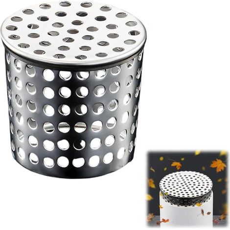 Grille de filtration pour sortie de drainage - anti-rongeurs - couvercle de protection en acier inoxydable pour gouttière de toit- convient aux drains de toit plat- aux drains d'avant-toit et aux gout