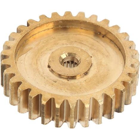 Engrenage droit en laiton, 30 dents pour servomoteur, arbre cannelé 25 dents, module 0,8, pièce de rechange pour robot industriel 4305-0025-0030