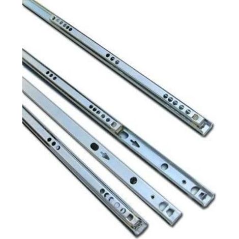 5 Paires de glissières à tiroir en métal à roulement à Billes 310 mm de Profondeur pour 17 mm (1/2)