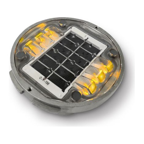 Encastré au sol MITRA 2 Beam Flashing IP68 LED SMD Ambar 0.69W CRI80 Gris (1/2)