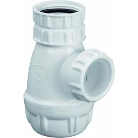 Valentin Sifone per bidet bianco con attacco regolabile in plastica