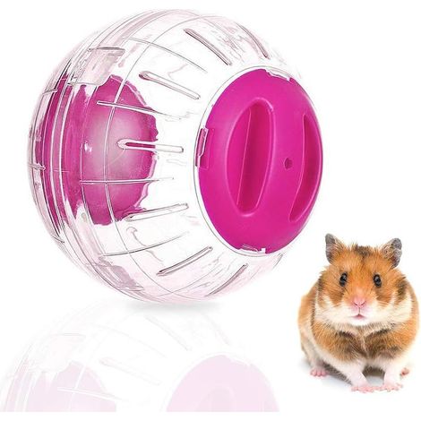 Boule Gym pour Hamsters - Boule Hamster Roue Hamster Jouet Amusant en Plastique 14cm - Roue pour Hamster - Roue de Course pour Hamster (1/5)