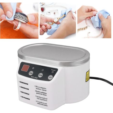 Nettoyeur à ultrasons à écran tactile WK968 pour bijoux, circuits imprimés, lunettes et quincaillerie (norme européenne 220 V) (1/5)