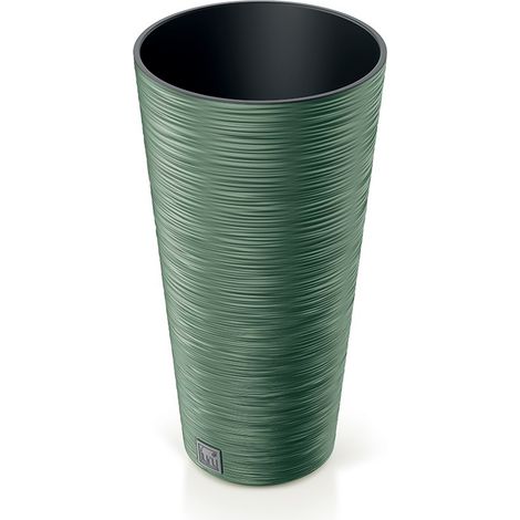 Blumentopf Erde grün, mit Tank, Kollektion FURU, 25 x 25 x 48 cm, Fassungsvermögen 7,5 L. (1/5)