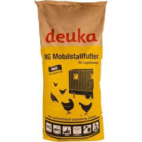 Deuka NG Aliment pour poulaillers mobiles 25 kg Aliment complet pour poules pondeuses Aliment pour poulets Volaille