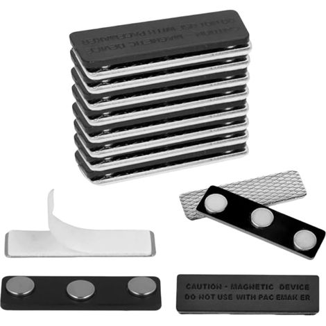 8 Pièces Moustiquaires De Fenêtres Clips Magnétiques,Aimant Rideau Pour Moustiquaire Fenetre Clips, Fenêtre Aimant Puissant Autocollant Clip De Fixation D'Écran(Noir) (1/5)