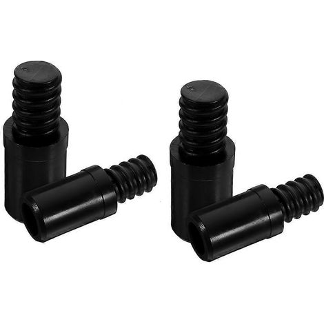 4 embouts adaptateurs pour rallonge de balai, embouts filetés en plastique pour manche, embouts de réparation pour balai (1/5)